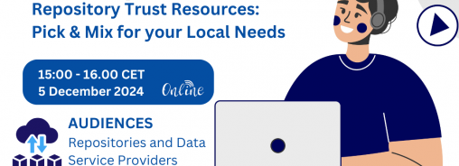 FAIR Implementation Workshop: Repository Trust Resources: Pick & Mix for your Local NeedsFAIR Implementation Workshop